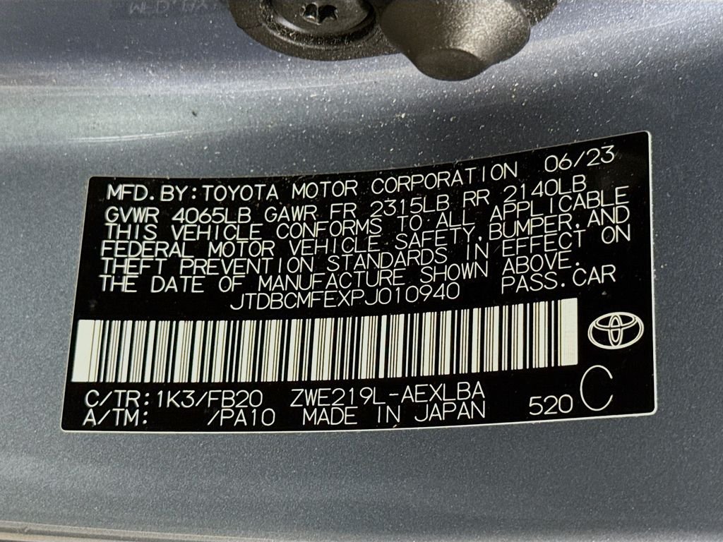 Used 2023 Celestite Toyota Hybrid LE image 29