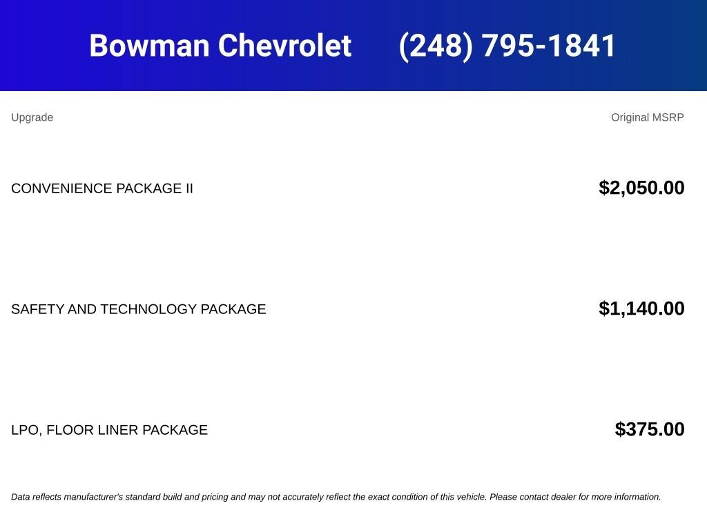 New 2027 Mosaic Black Metallic Chevrolet LT image 5