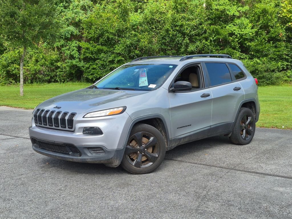 Used 2017 Silver Jeep Sport image 1