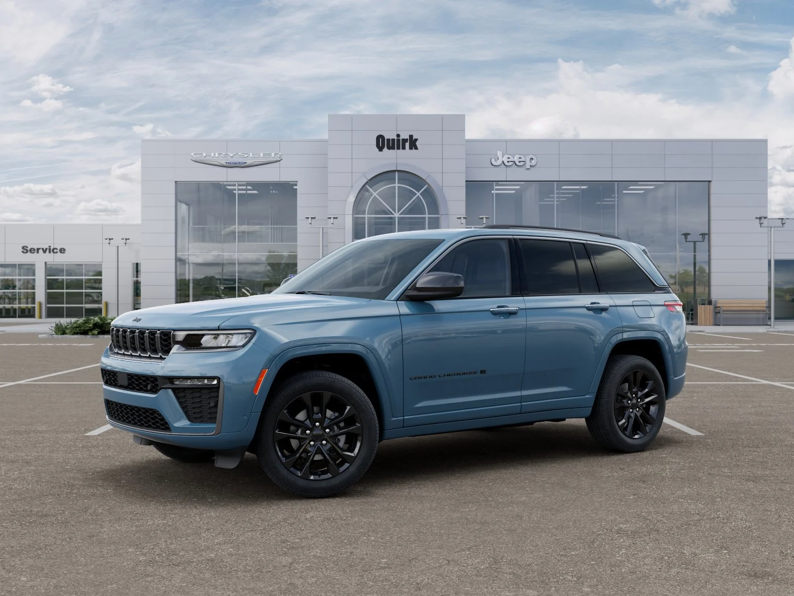 New 2026 Steel Blue Exterior Paint Jeep Limited Reserve image 2