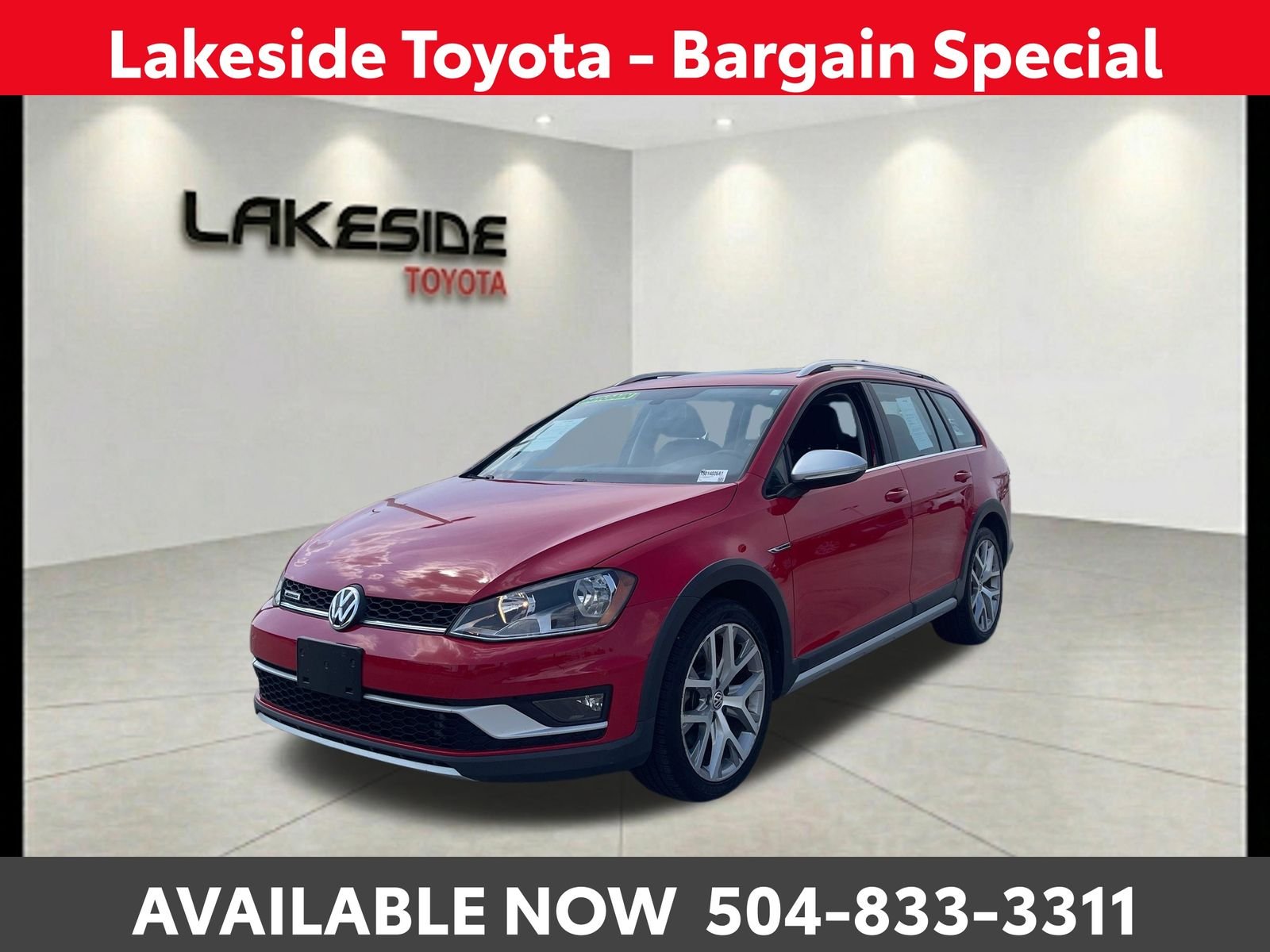 Used 2017 Red Volkswagen TSI SEL image 1