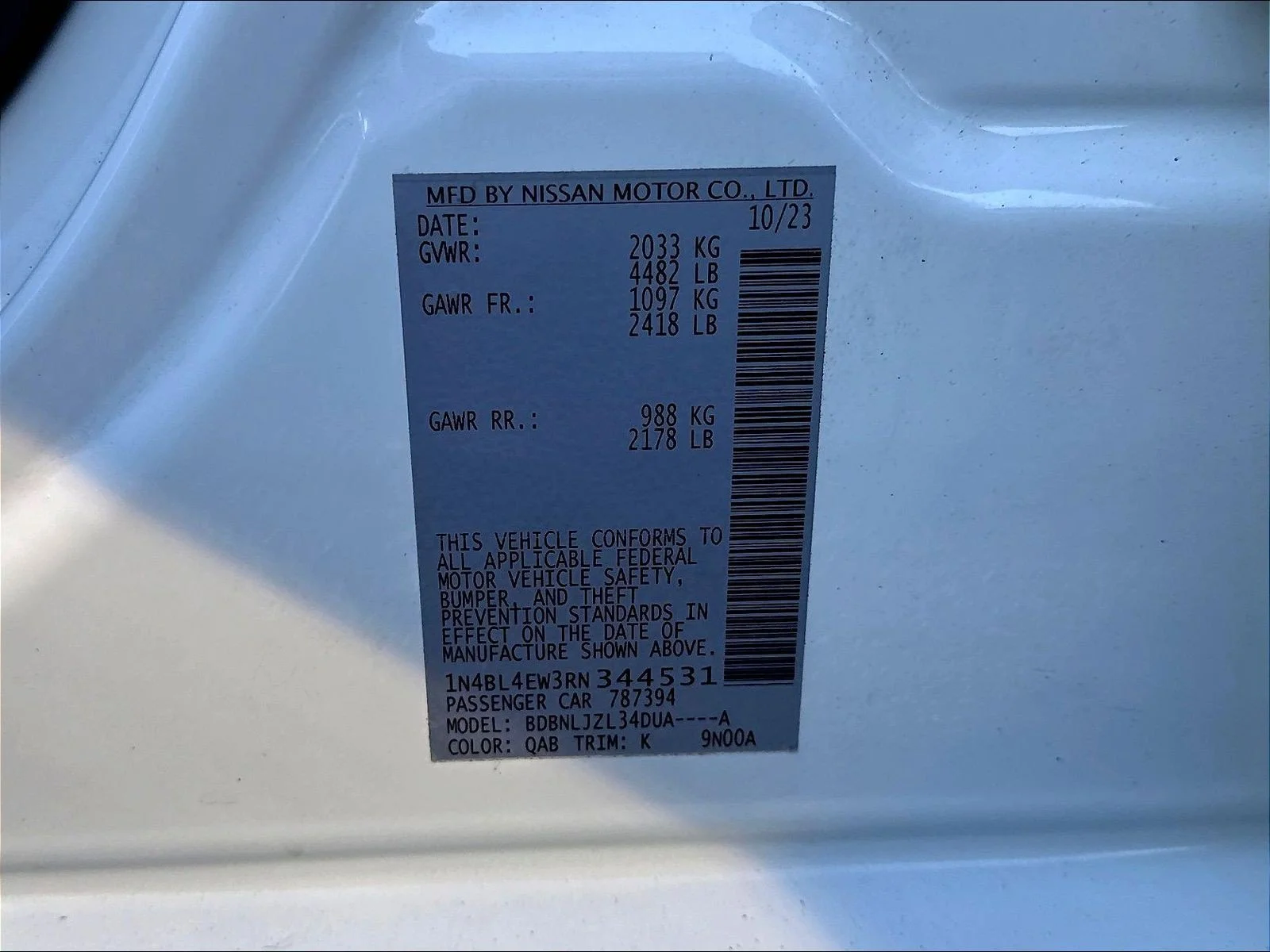 Certified Used 2024 Pearl White Nissan 2.5 SL image 22
