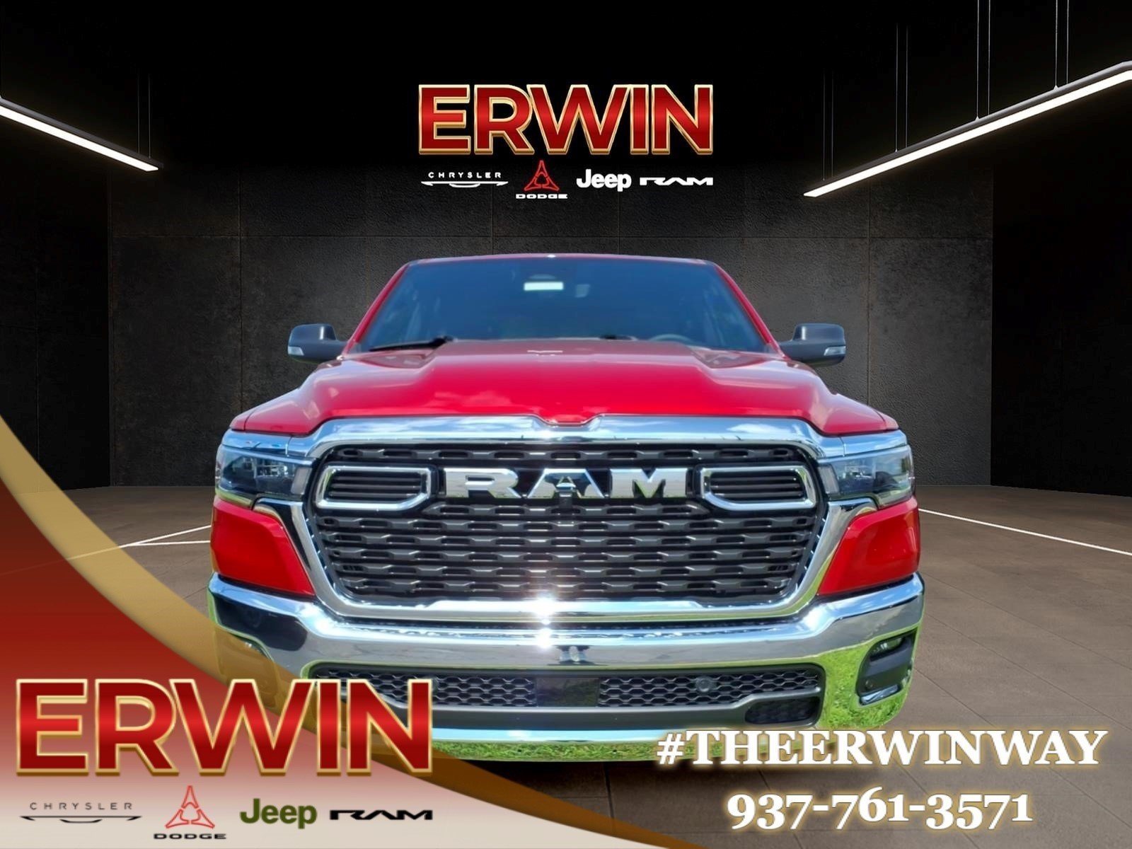 New 2026 Molten Red Pearlcoat RAM Big Horn image 2