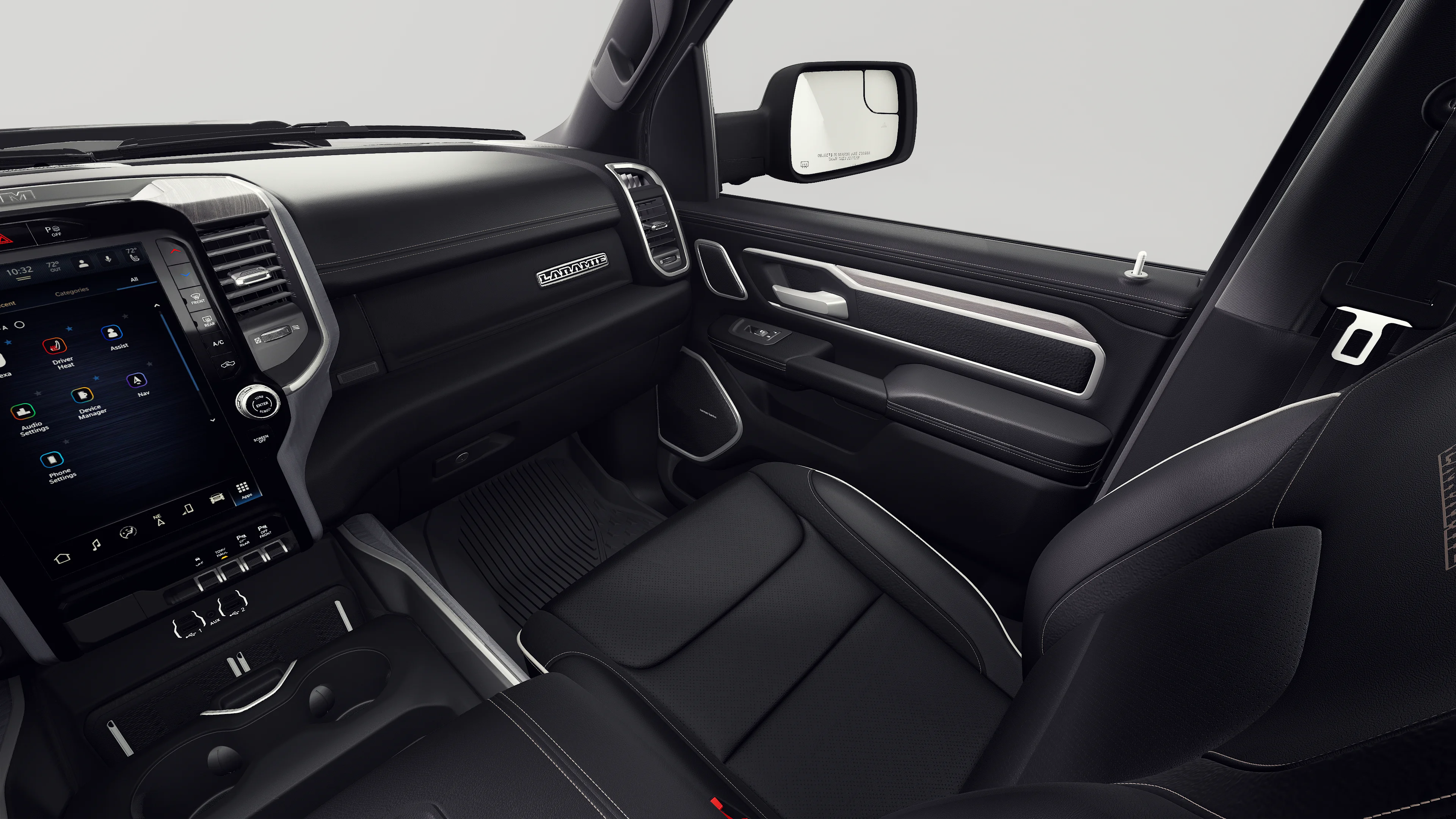 New 2027 Diamond Black Crystal Pearl-Coat Exterior Paint RAM LARAMIE image 19