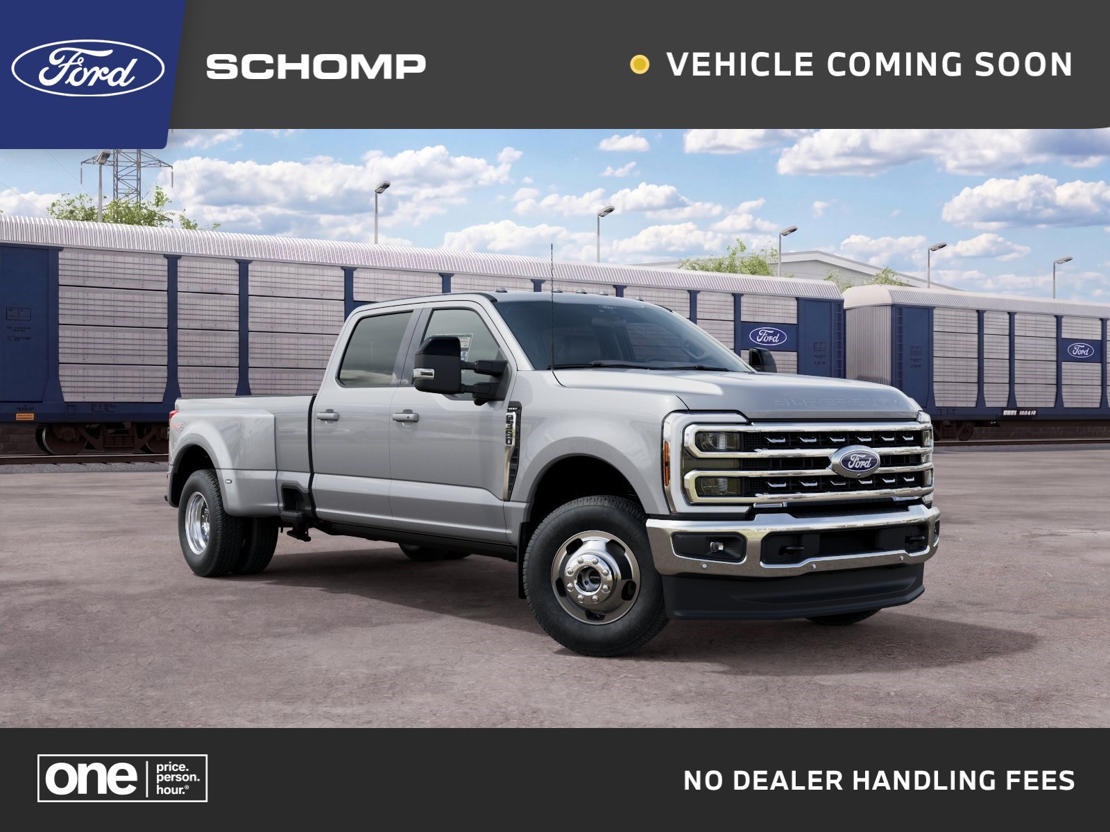 New 2027 Iconic Silver Metallic Ford Lariat image 1