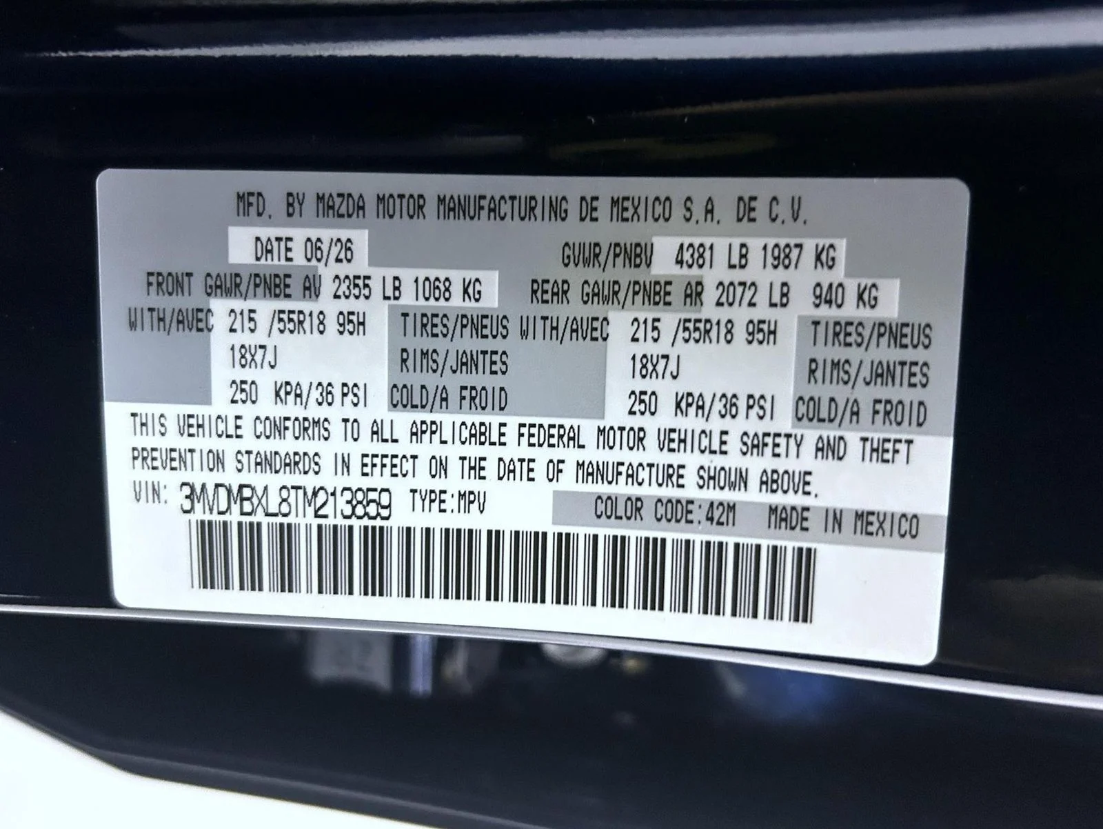 New 2026 Deep Crystal Blue Mica Mazda 2.5 S Aire Edition image 26