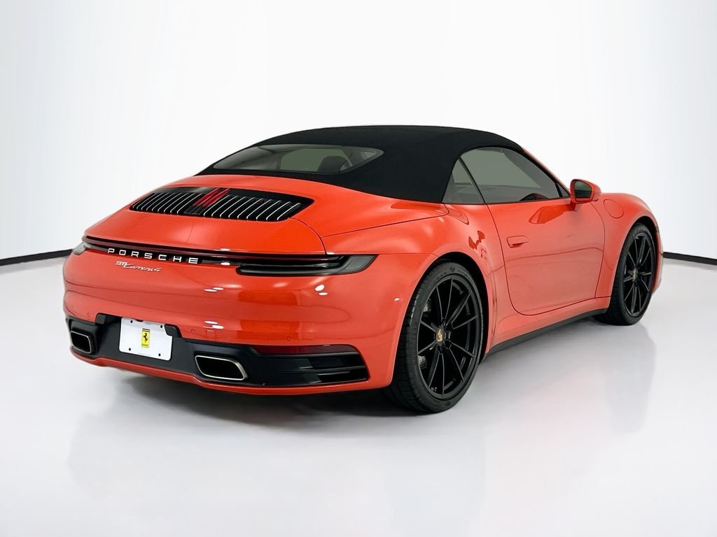 Used 2021 Lava Orange Porsche Carrera image 13