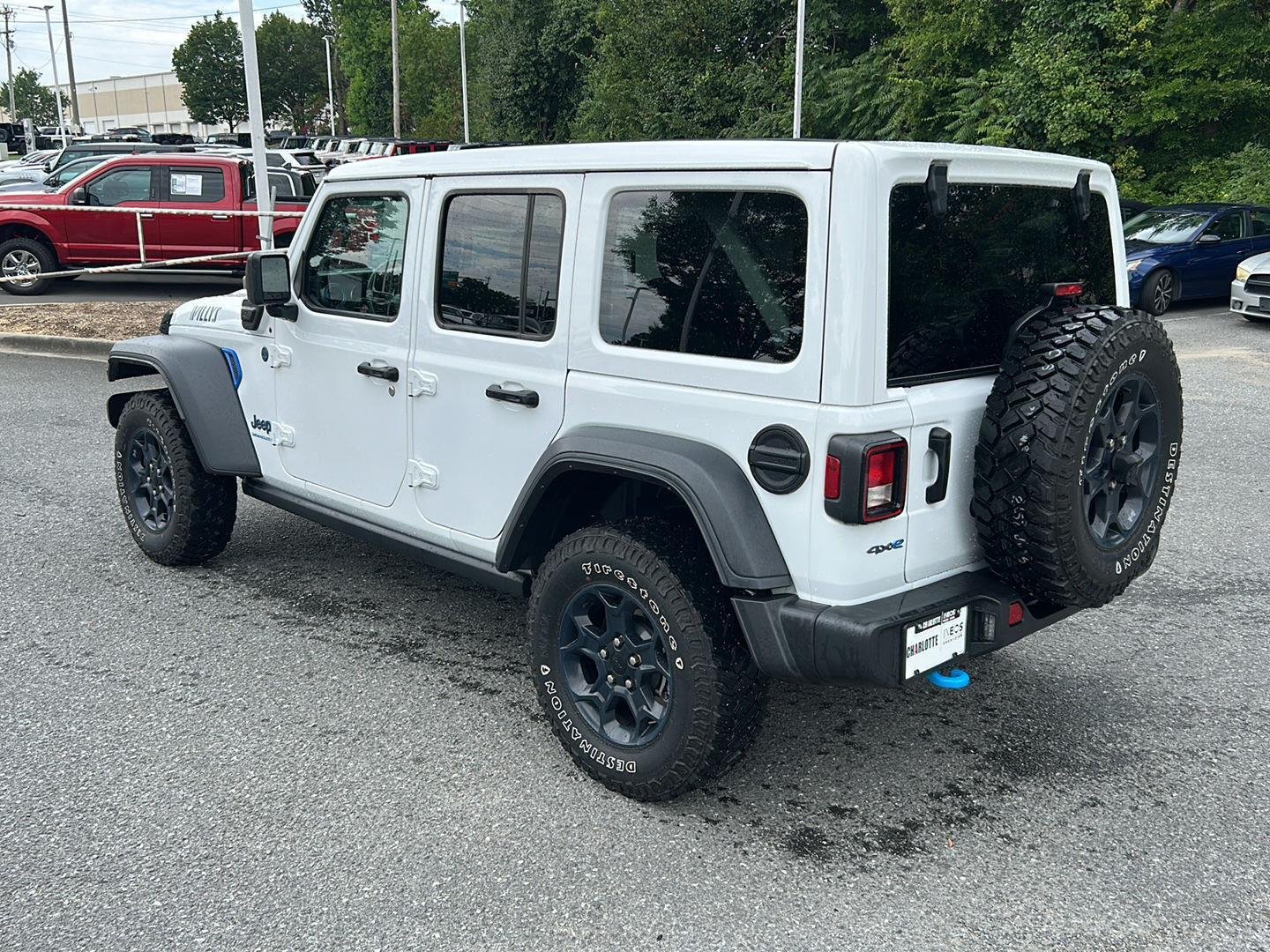 Used 2023 Bright White Clearcoat Jeep Willys *One Touch Top* image 3