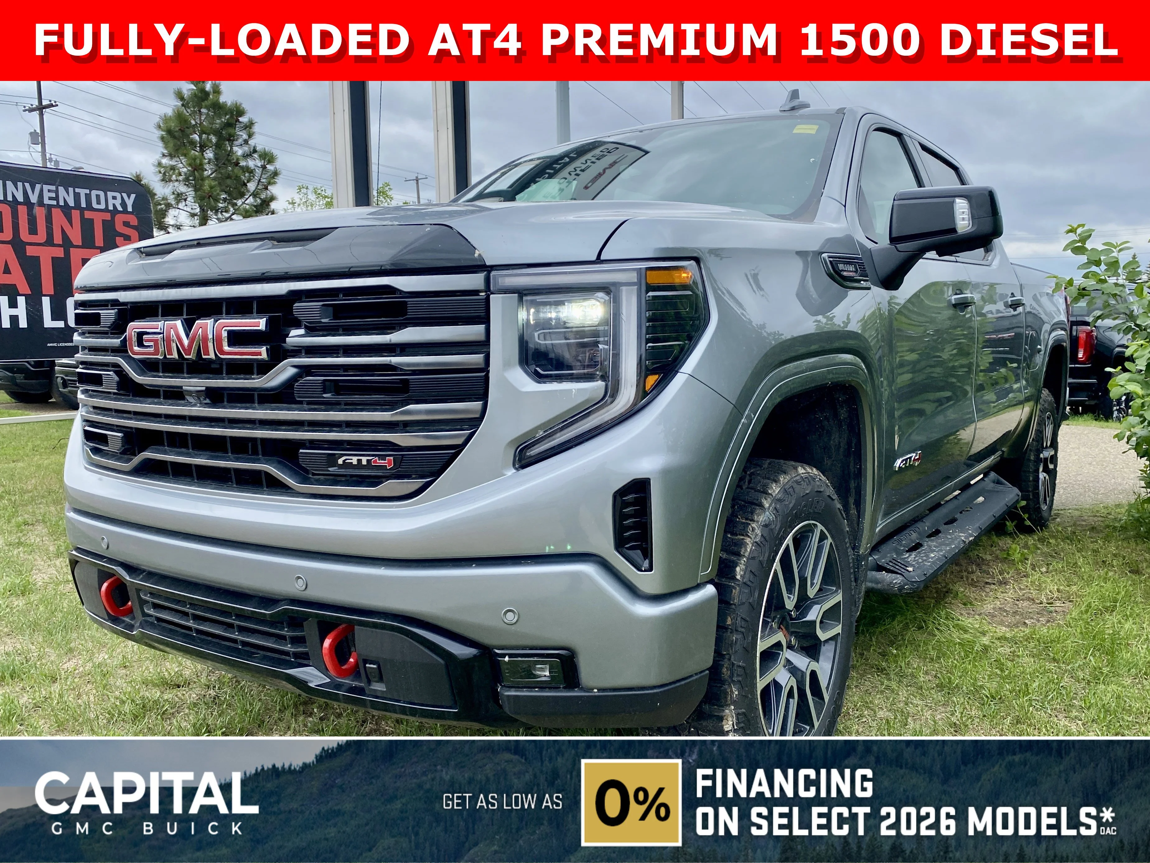 New 2026 STERLING METALLIC GMC AT4 image 1