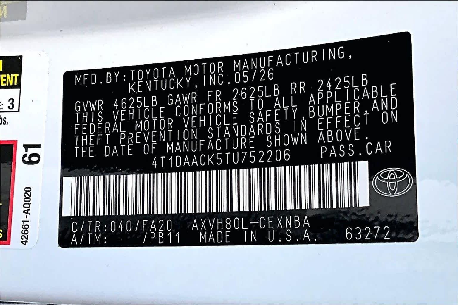 Used 2026 Ice Cap Toyota LE image 34