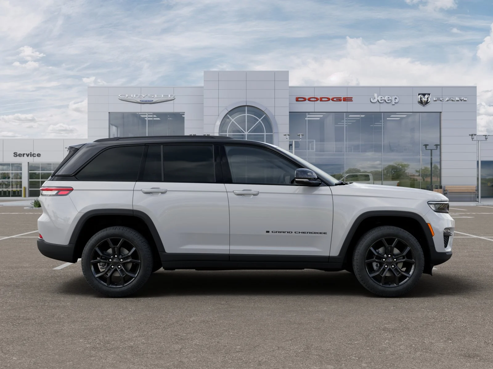 New 2025 Bright White Clear-Coat Exterior Paint Jeep Limited image 39