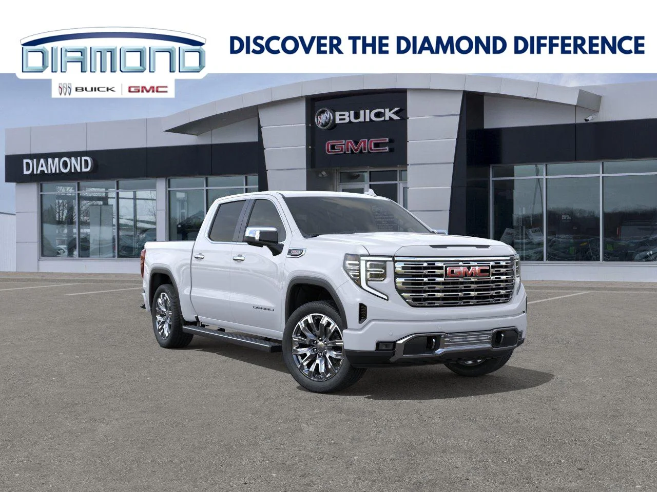 New 2026 Glacier White Tricoat GMC Denali image 1