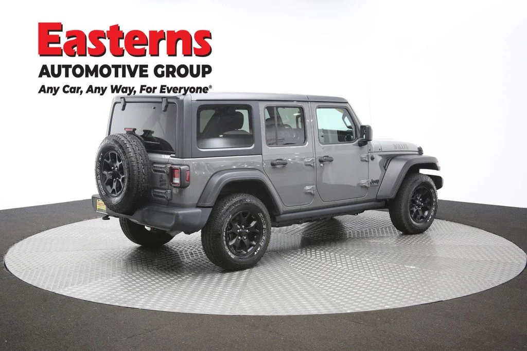 Used 2021 Gray Jeep Unlimited Willys image 39