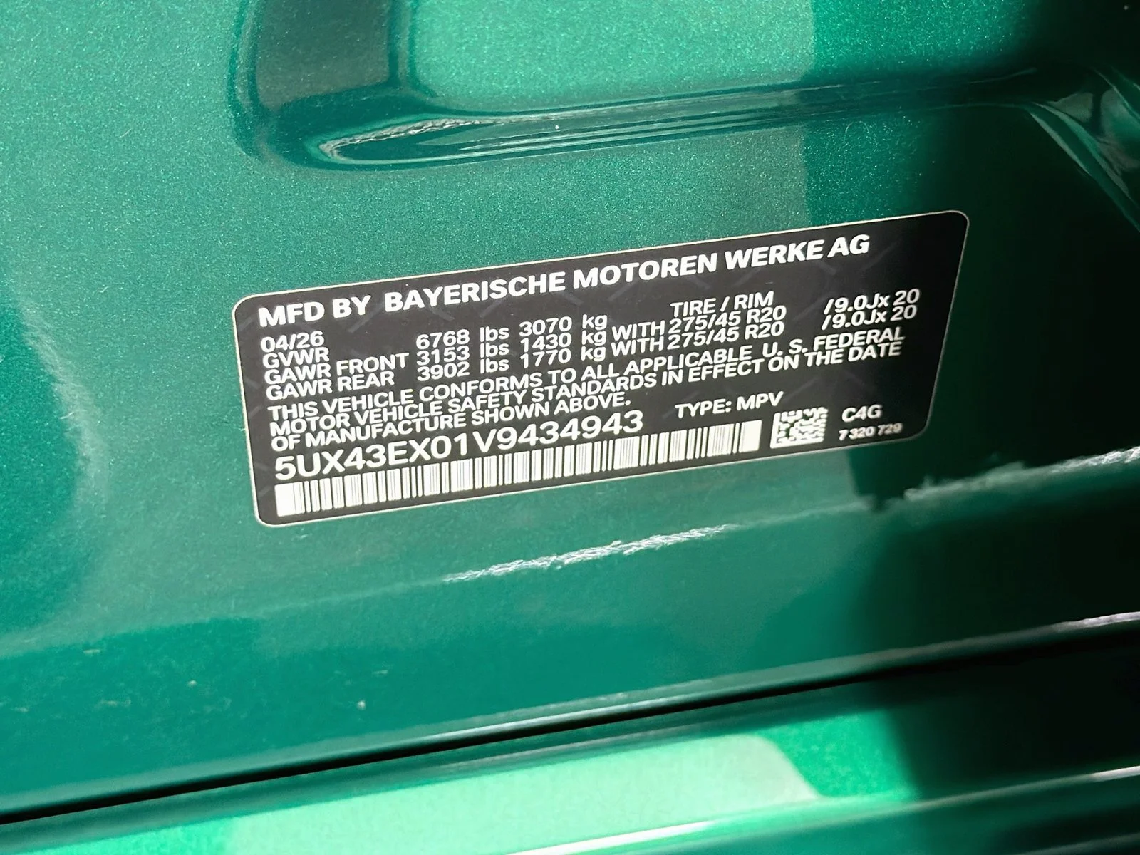 Used 2027 Isle of Man Green Metallic BMW M60i image 34
