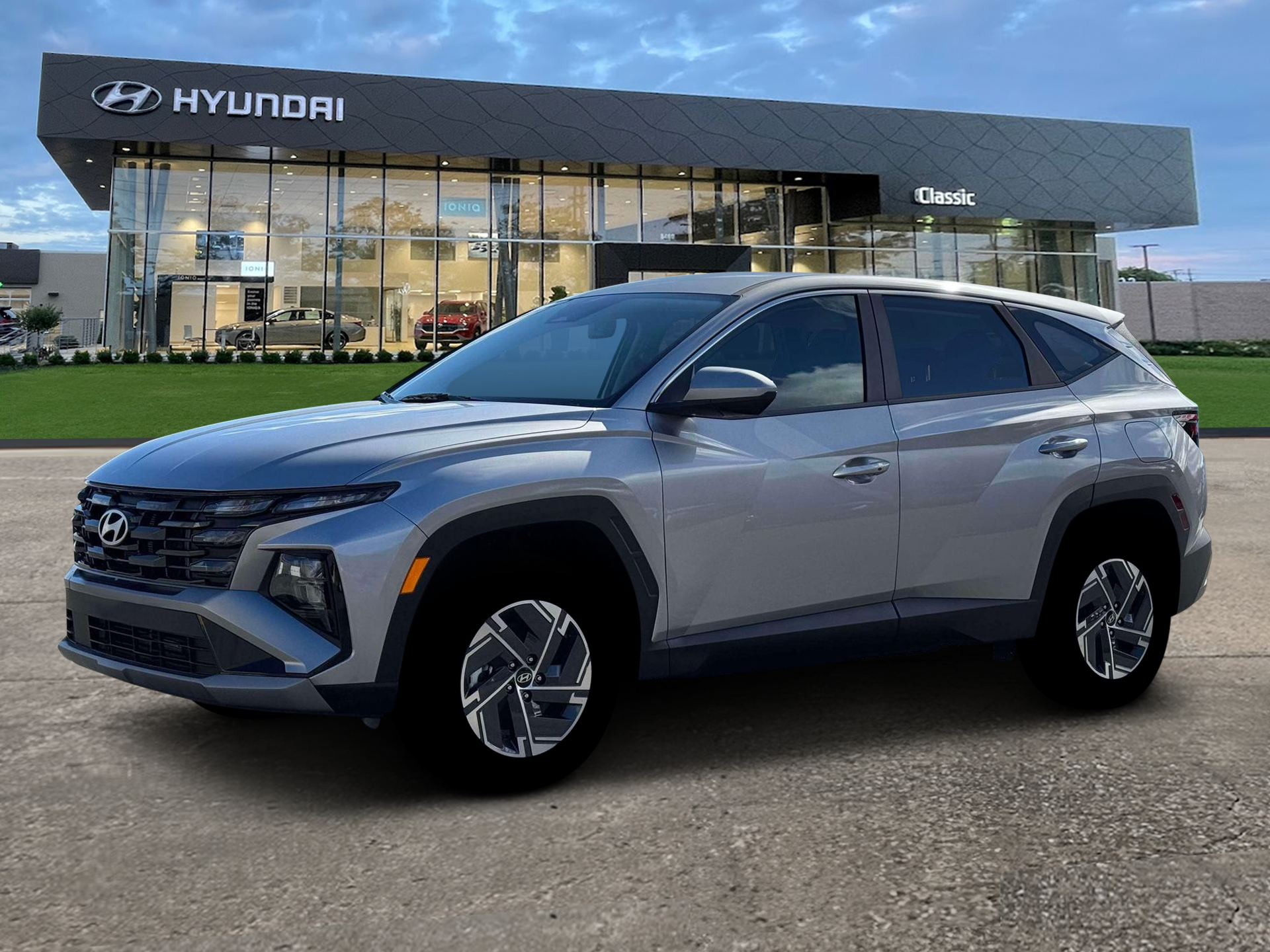 New 2026 Shimmering Silver Metallic Hyundai Blue SE image 2