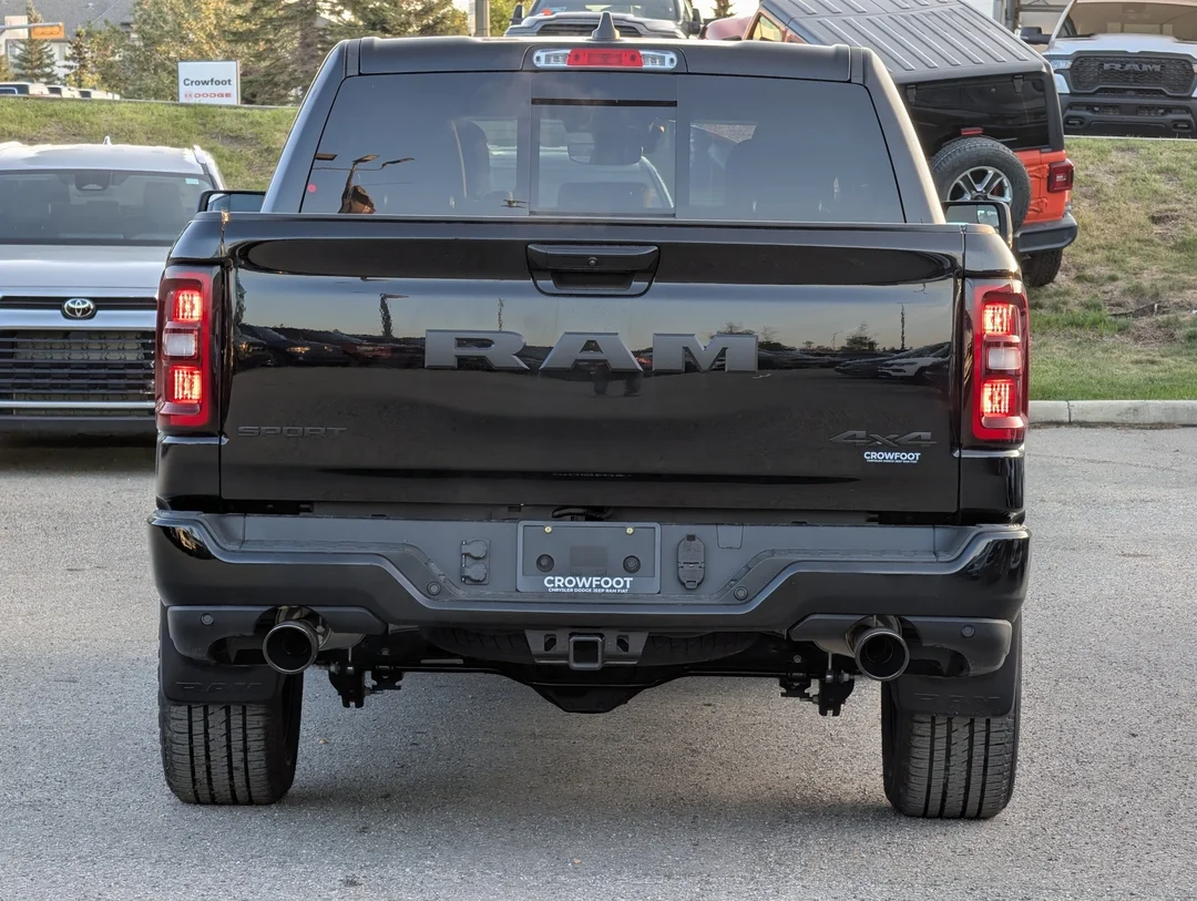 New 2026 Black RAM Sport - - 5.7L HEMI eTorque - Trailer Brake Ctrl - 3.92 Rear Axle - All-Weather Mats & More! image 7