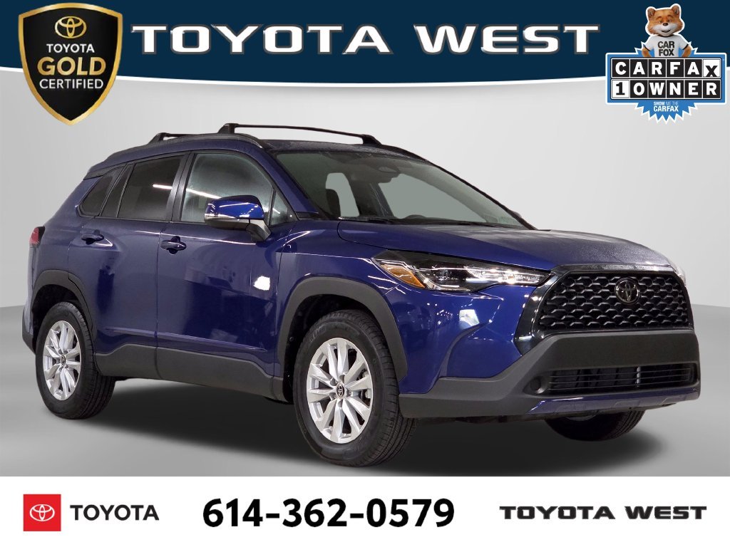 Certified Used 2023 Blue Toyota LE image 3