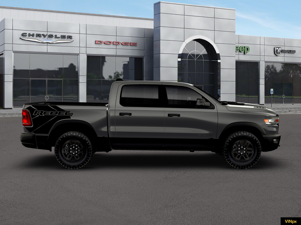 New 2026 Granite Crystal Metallic Clear-Coat Exterior Paint RAM Rebel image 8