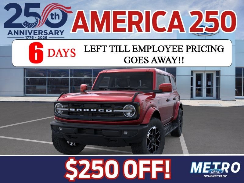New 2026 Ruby Red Metallic Tinted Clearcoat Ford Outer Banks image 3