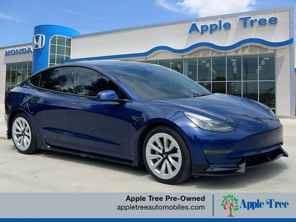 Used 2022 Tesla Model 3 Long Range with VIN 5YJ3E1EB8NF288101 for sale in Fletcher, NC