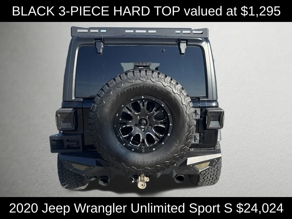 Used 2020 Black Jeep Unlimited Sport S image 4