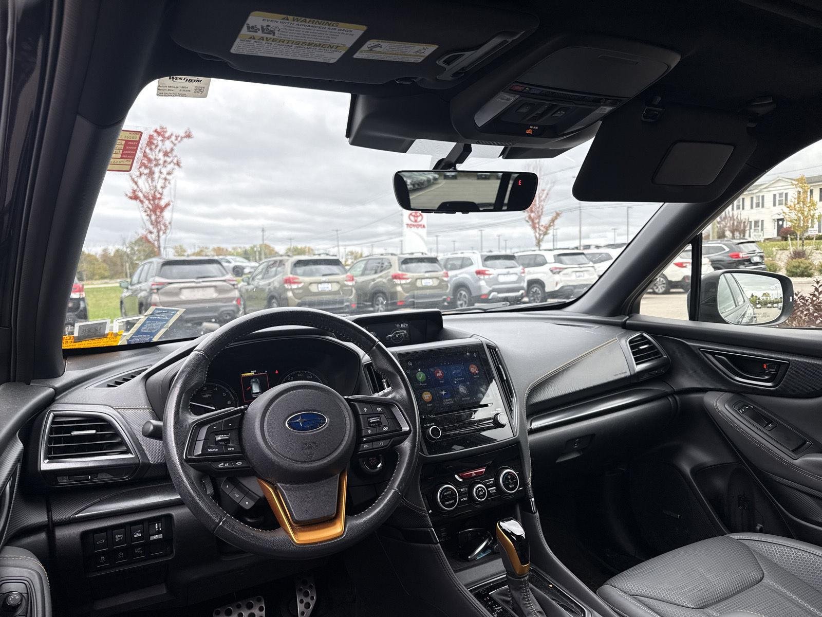 Used 2023 Crystal Black Silica Subaru Wilderness image 9