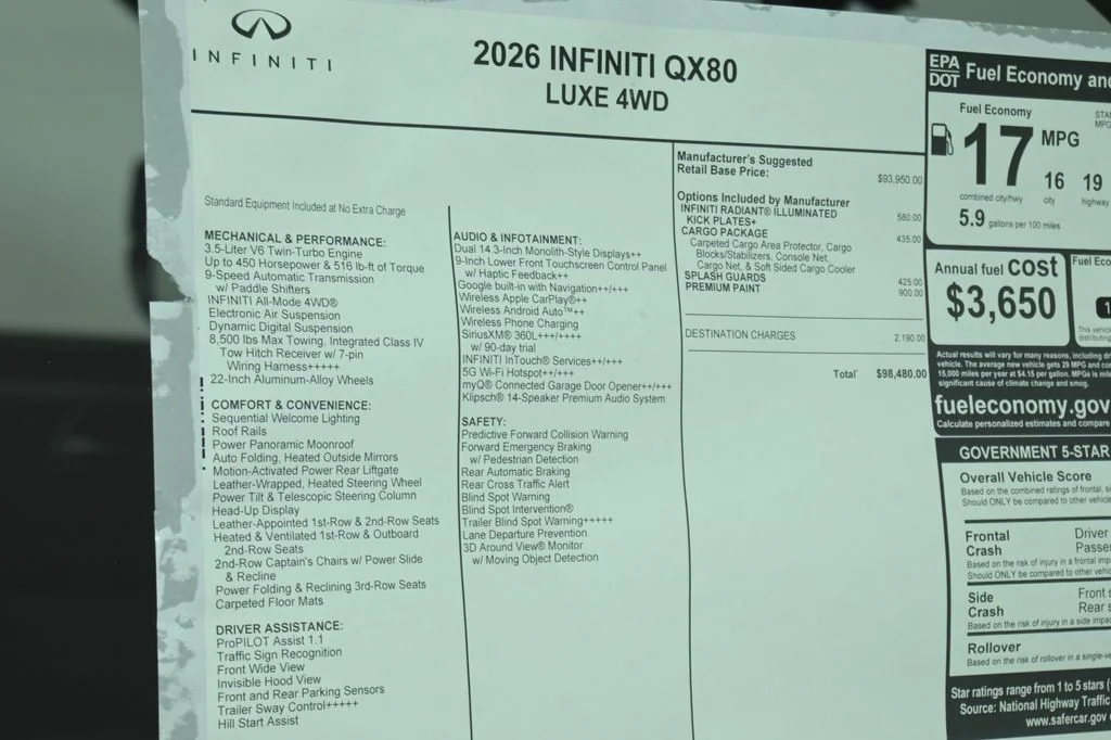 2026 INFINITI QX80 Luxe - Photo 31