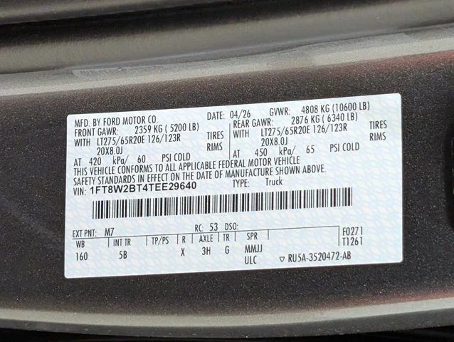 New 2026 Carbonized Gray Metallic Ford F-250® Lariat® image 69