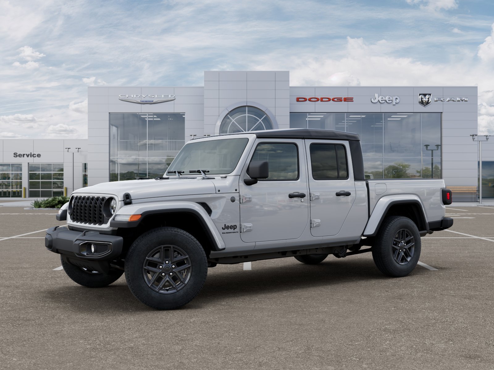 New 2026 Bright White Clear-Coat Exterior Paint Jeep Sport S image 41