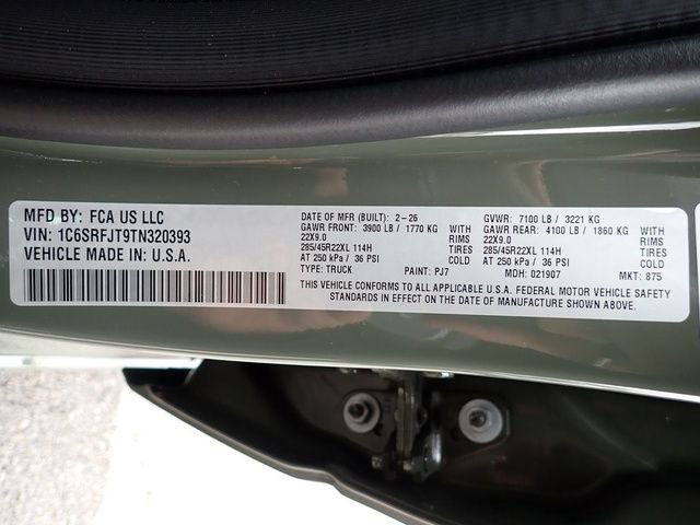 New 2026 Canyon Lake Exterior Paint RAM Laramie image 15