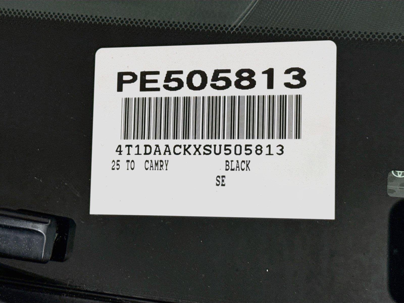 Certified Used 2025 Midnight Black Metallic Toyota SE image 43