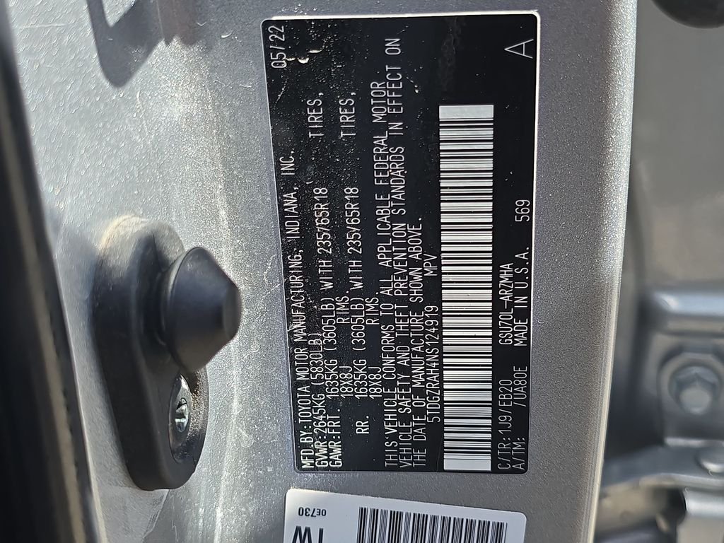 Used 2022 Silver Toyota XLE image 23