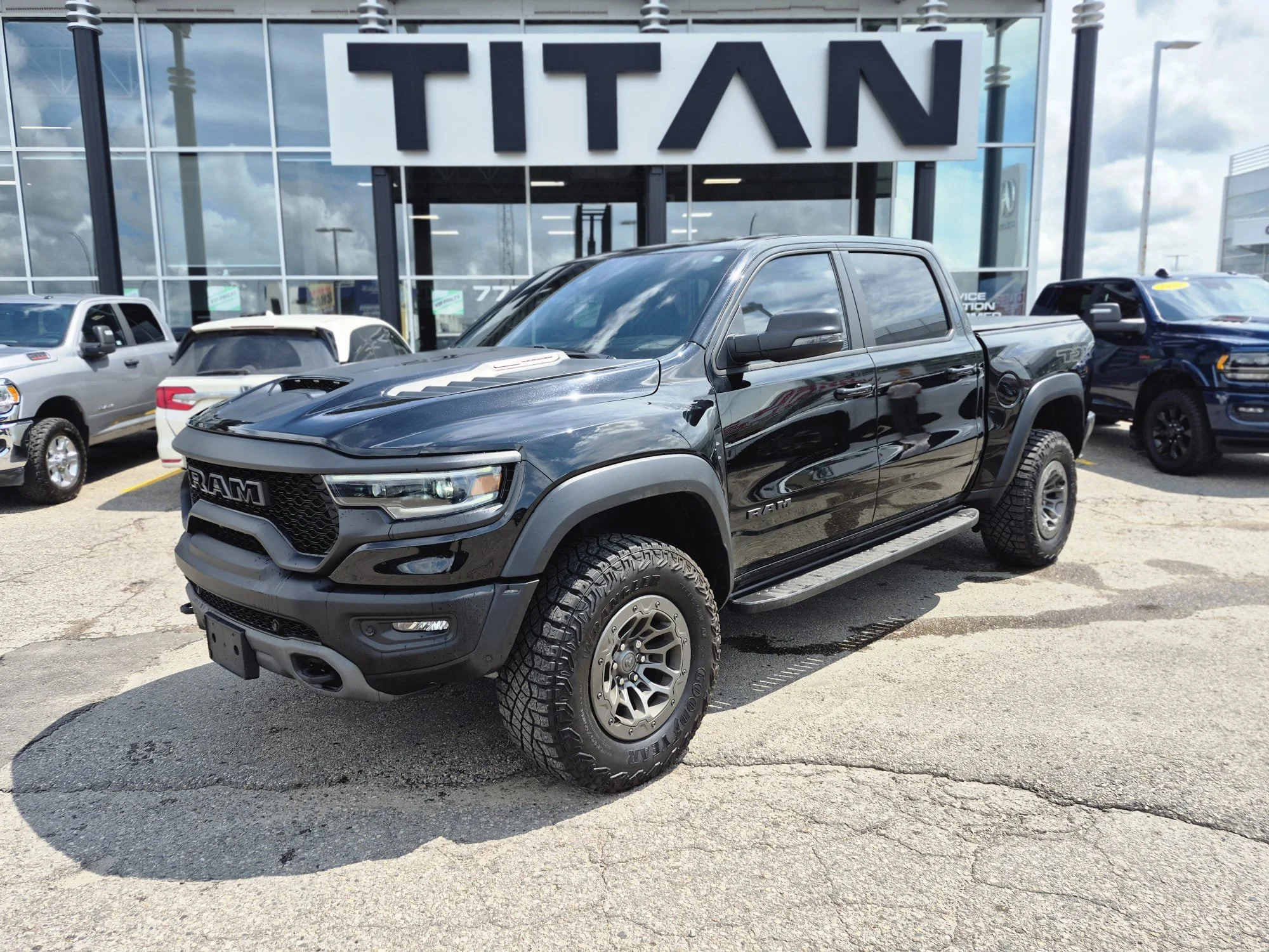 Certified Used 2024 Diamond Black Crystal Pearl Ram TRX 4x4*NO LUX TAX | 702HP!! | 6.2L Supercharged V8 | 35in Tires | Level 2 Equip | Driver Assist Pkg image 2