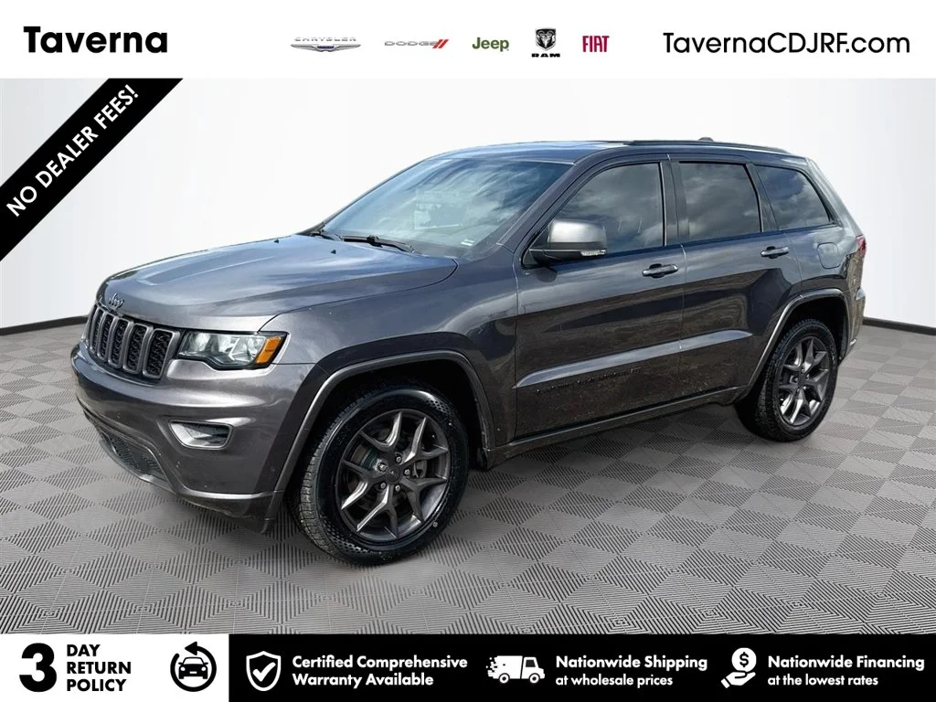 Used 2021 Gray Jeep Limited image 1