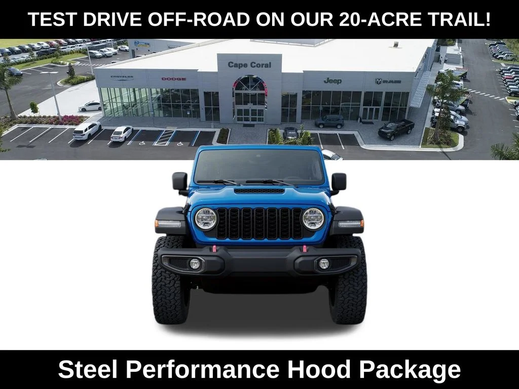 New 2026 Hydro Blue Pearl-Coat Exterior Paint Jeep Rubicon image 6