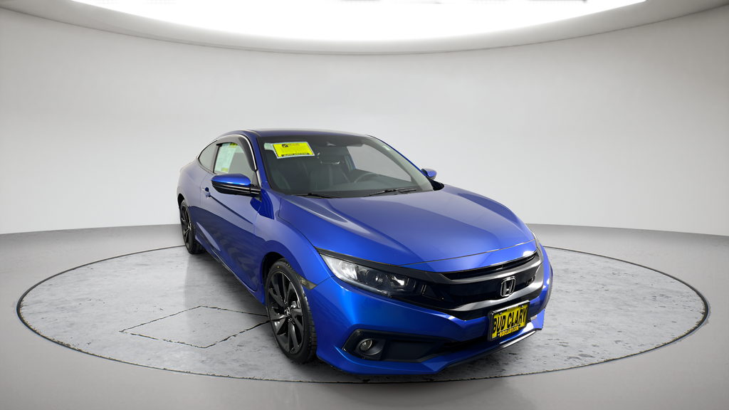 Used 2019 Aegean Blue Metallic Honda Sport image 1