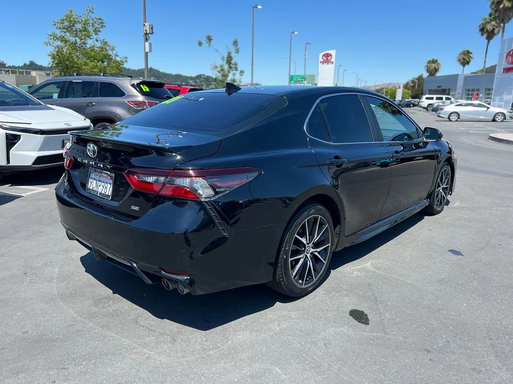 Used 2021 Black Toyota SE image 3