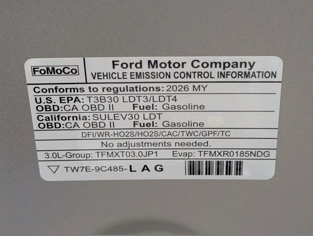 New 2026 Vapor Blue Metallic Ford Tremor® image 26