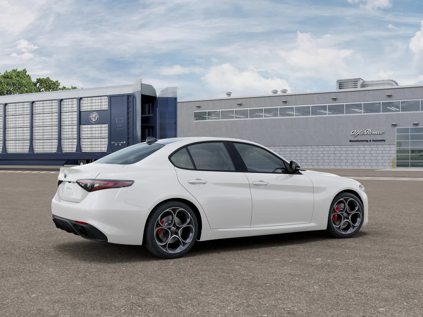 New 2026 Milano White Exterior Paint Alfa Romeo Veloce image 2