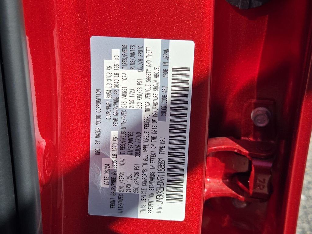 New 2024 Soul Red Crystal Metallic Mazda 3.3 Turbo Premium Plus AWD image 11