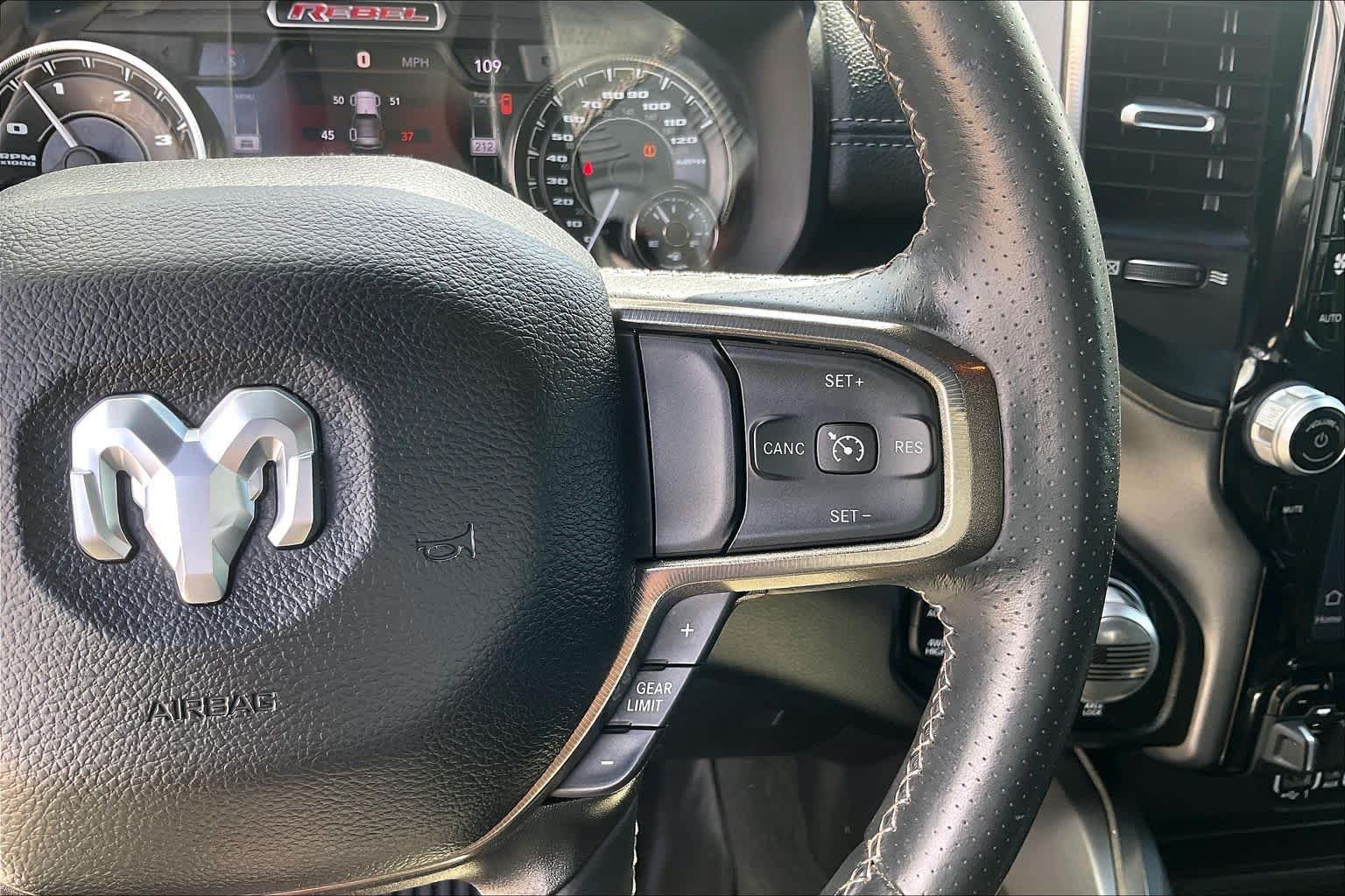 Used 2022 Billet Silver Metallic Clearcoat Ram Rebel image 24
