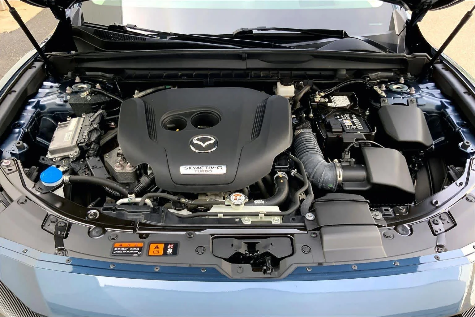 Used 2025 Ingot Blue Metallic Mazda 2.5 Turbo Premium Package image 30