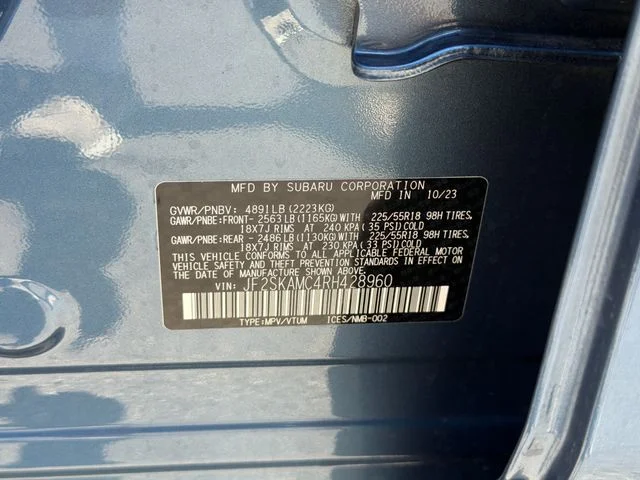 Used 2024 Blue Subaru Touring image 30