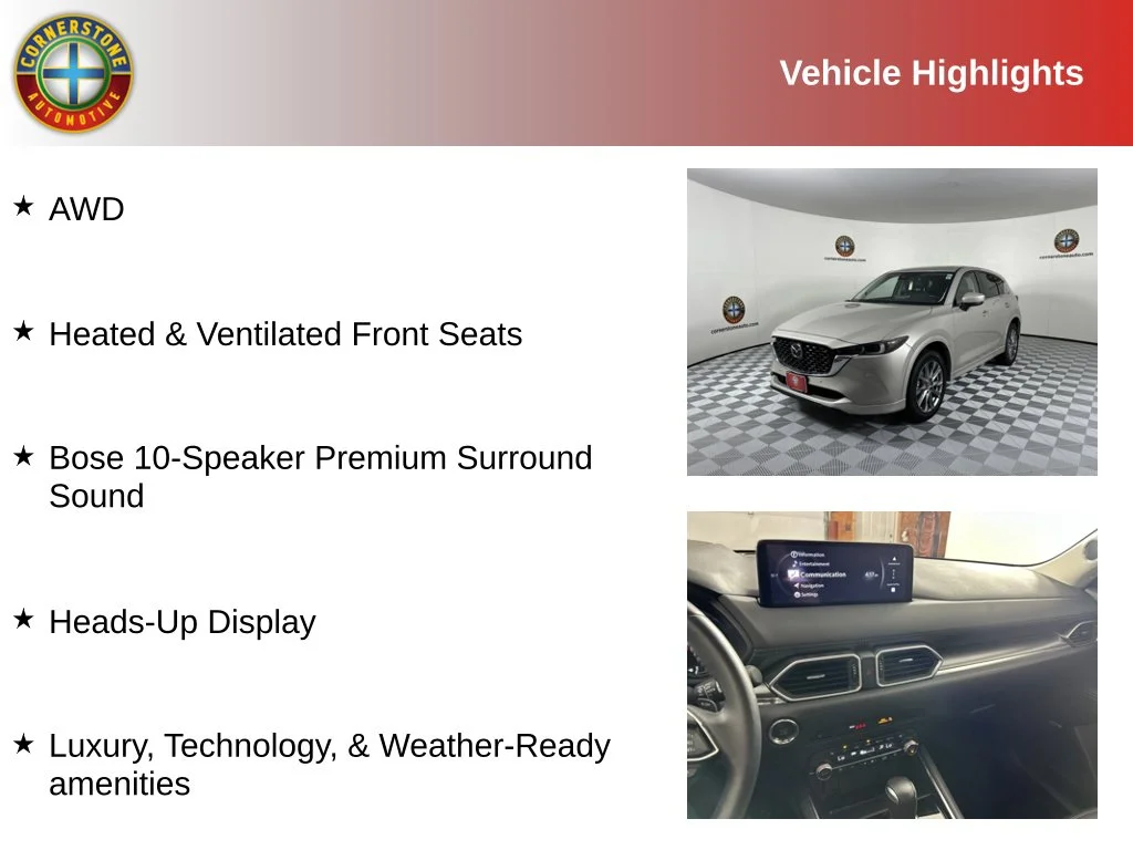 Used 2025 Mazda CX-5 S Premium Plus package with VIN JM3KFBEM7S0805227 for sale in Elk River, Minnesota