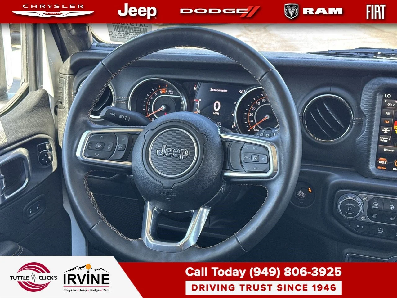 Used 2023 Bright White Clearcoat Jeep High Altitude image 24