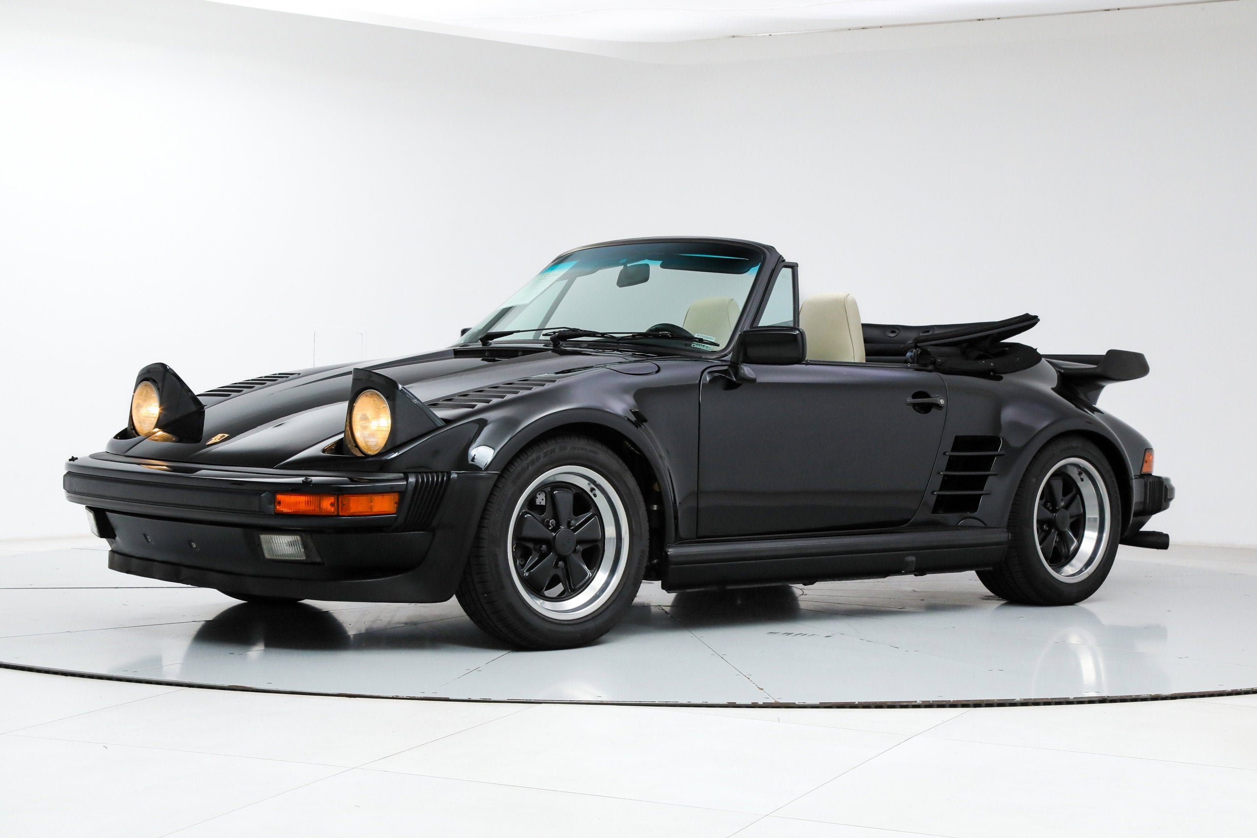 Used 1989 Black Porsche Turbo Cabriolet Slantnose image 35