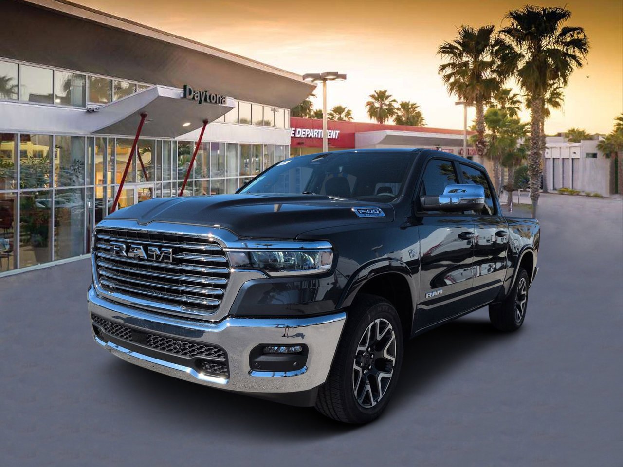 New 2026 Forged Blue Metallic RAM Laramie image 7
