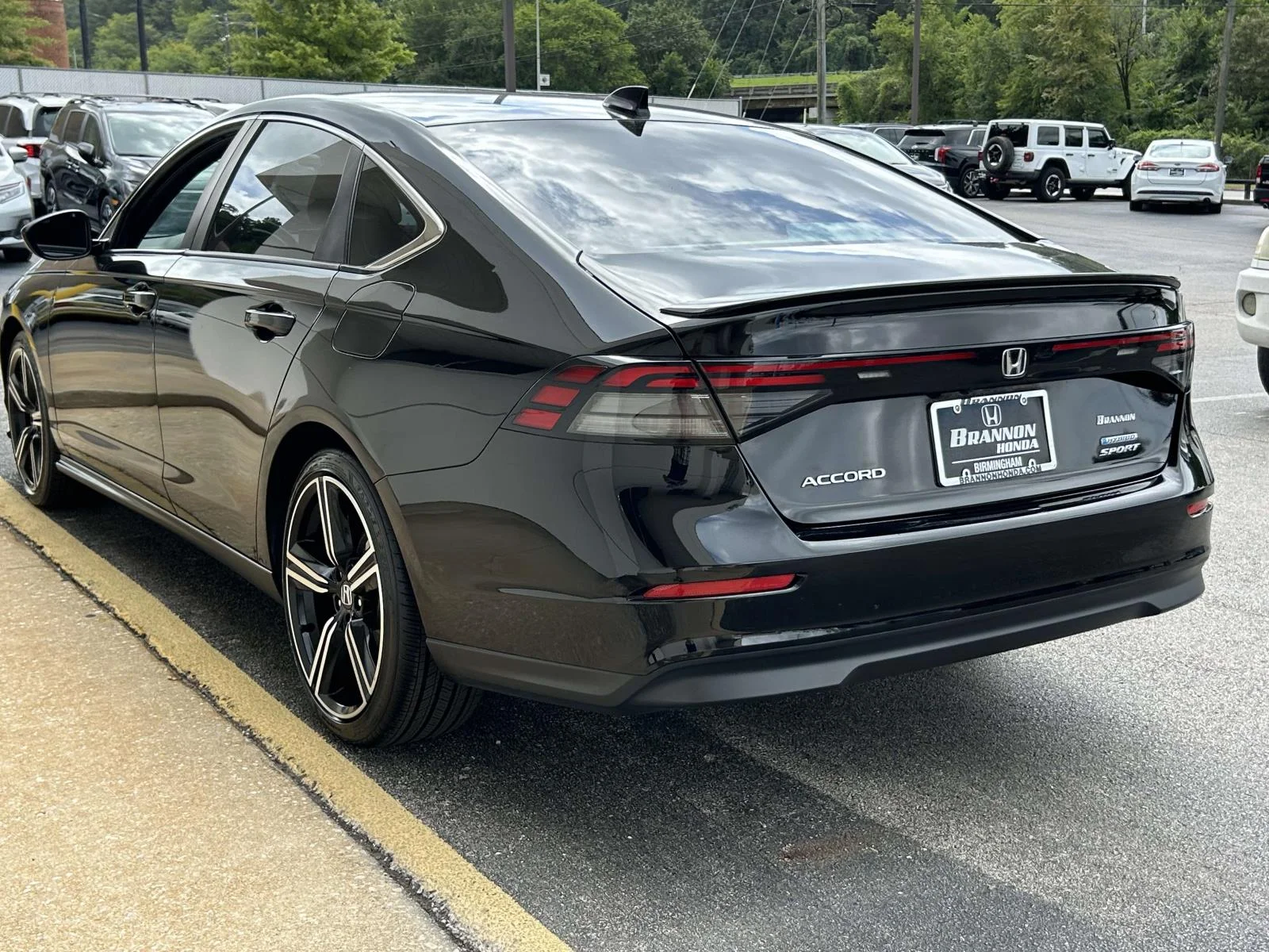 Used 2023 Black Honda Sport Sedan image 3