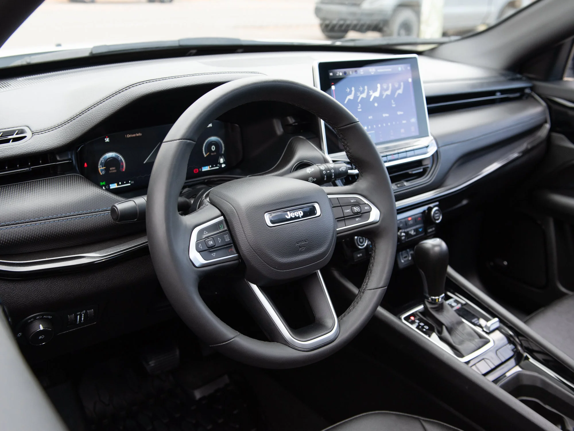 Used 2025 White Jeep Altitude* 4x4, Panoramic Sunroof, Heated Seats & Wheel, Remote Start image 3
