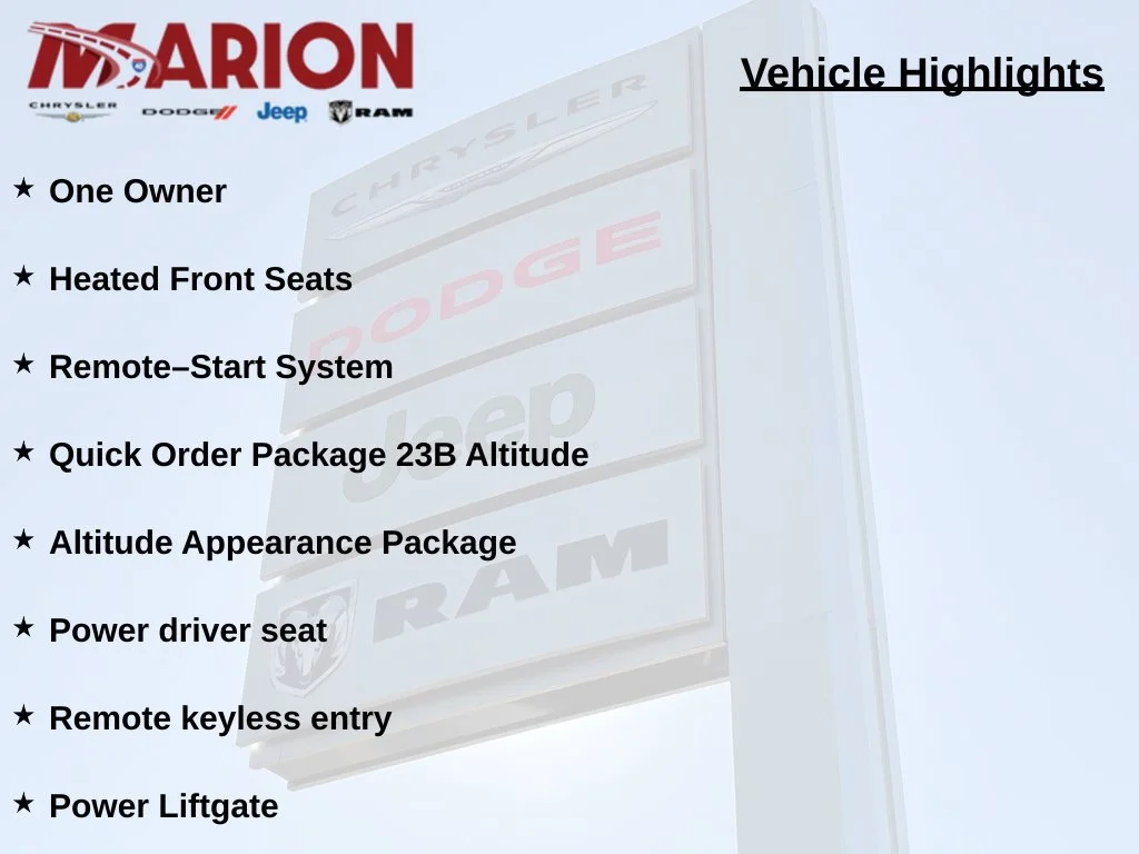Certified Used 2024 White Jeep Altitude image 6